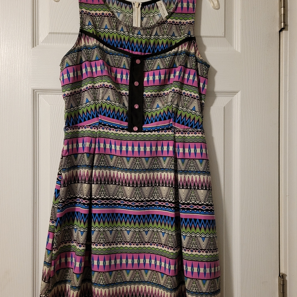 Modcloth Pink Owl Dress M